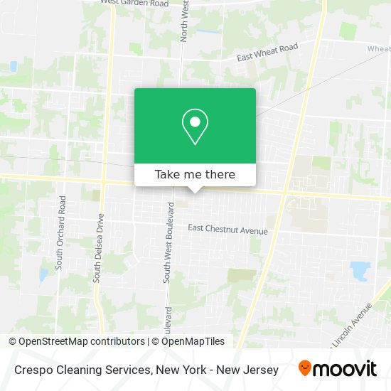 Mapa de Crespo Cleaning Services