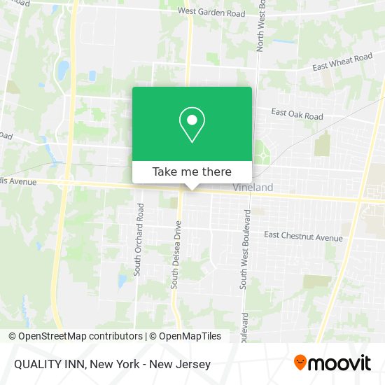 QUALITY INN map