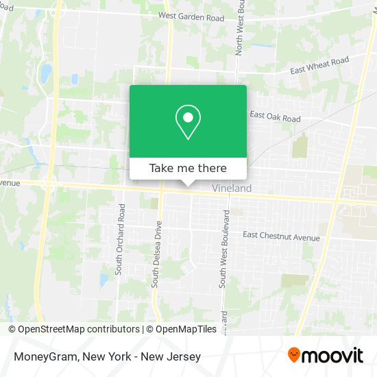 MoneyGram map