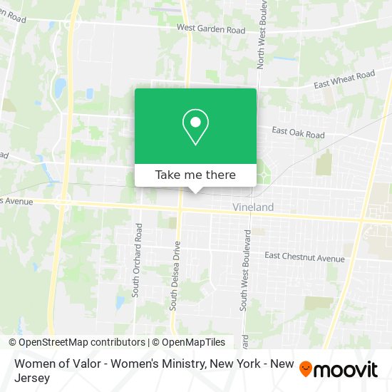 Women of Valor - Women's Ministry map