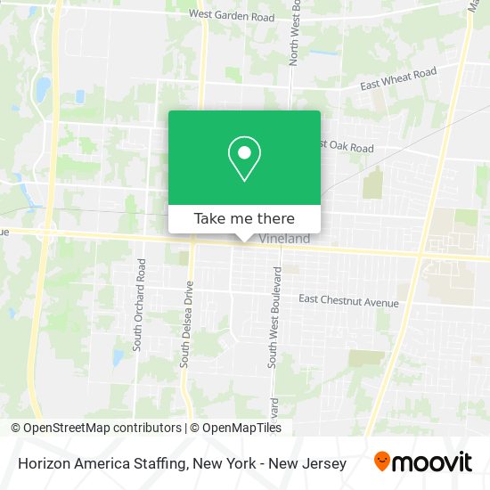 Horizon America Staffing map