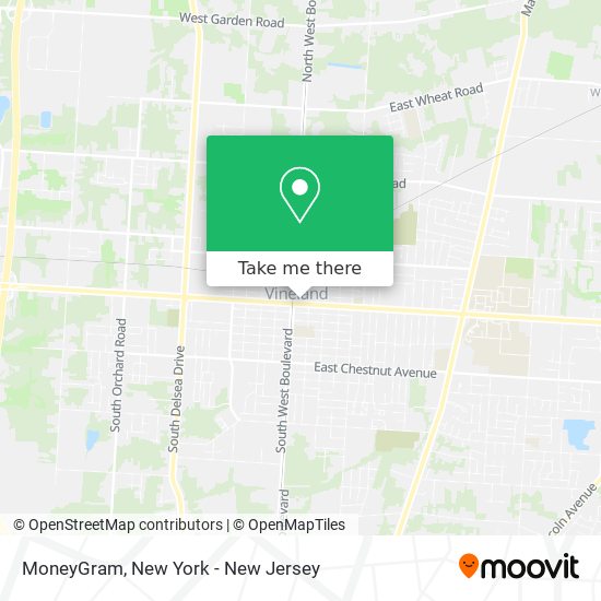 MoneyGram map