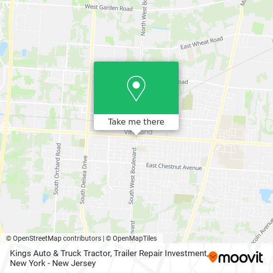 Kings Auto & Truck Tractor, Trailer Repair Investment map