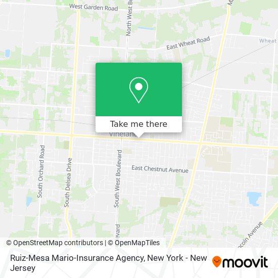 Mapa de Ruiz-Mesa Mario-Insurance Agency