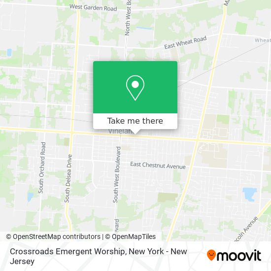 Crossroads Emergent Worship map