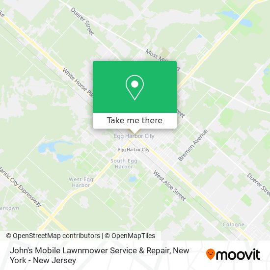 Mapa de John's Mobile Lawnmower Service & Repair