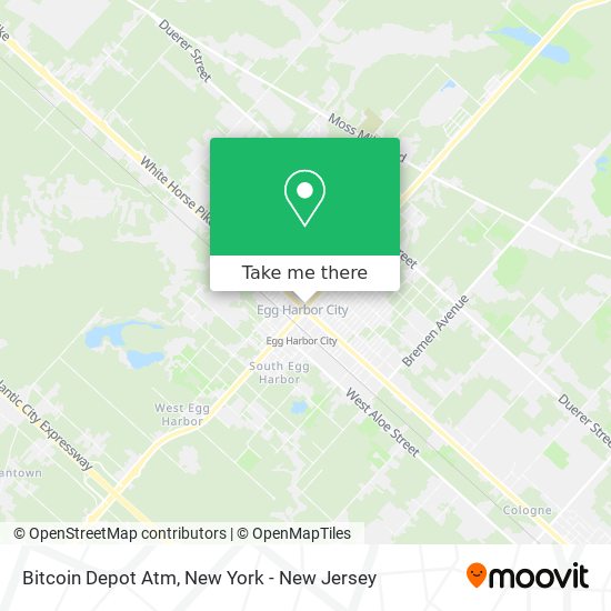 Mapa de Bitcoin Depot Atm