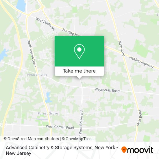 Advanced Cabinetry & Storage Systems map