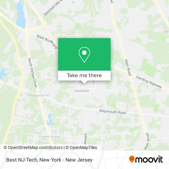 Best NJ-Tech map