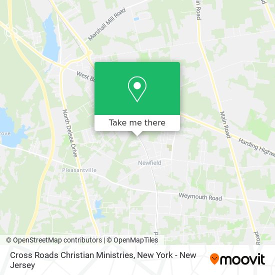 Cross Roads Christian Ministries map
