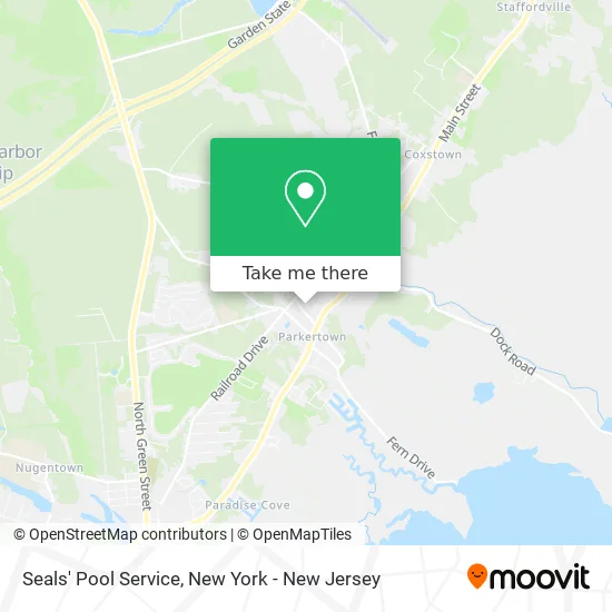 Seals' Pool Service map