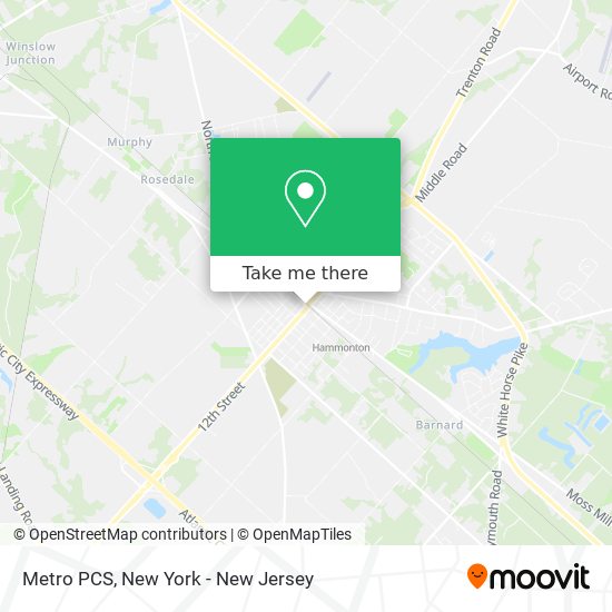 Metro PCS map