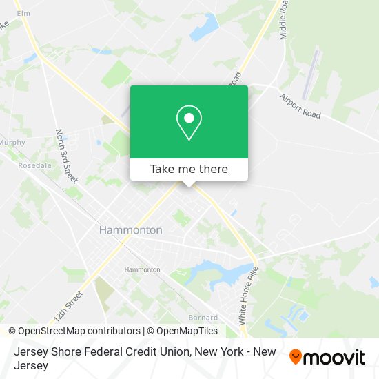 Jersey Shore Federal Credit Union map