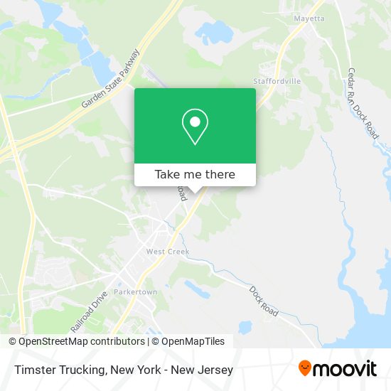 Timster Trucking map