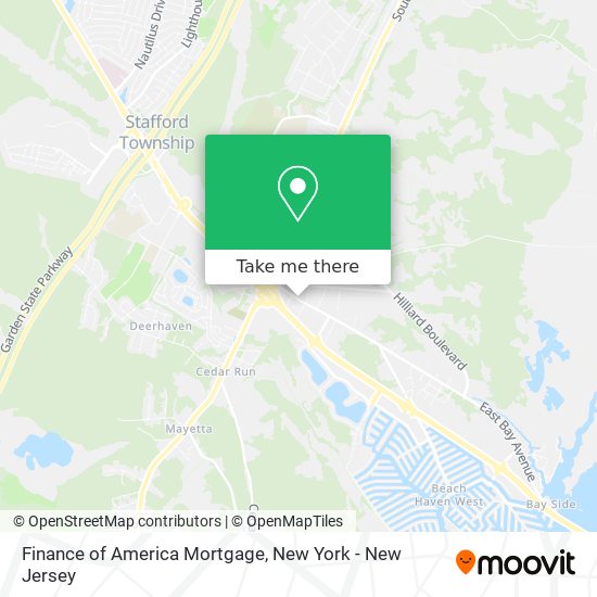 Finance of America Mortgage map