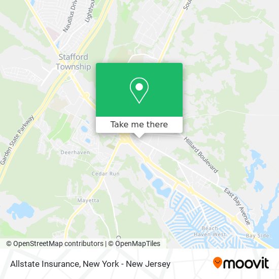 Allstate Insurance map