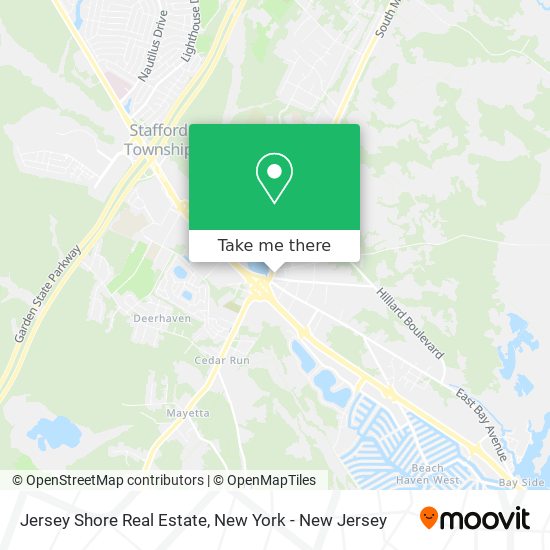 Mapa de Jersey Shore Real Estate