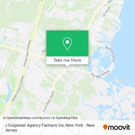 J Goganzer Agency Farmers Ins map