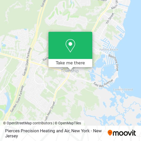 Pierces Precision Heating and Air map