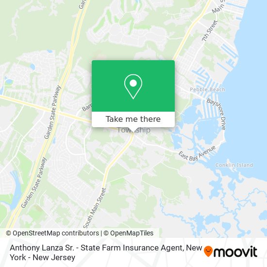 Anthony Lanza Sr. - State Farm Insurance Agent map