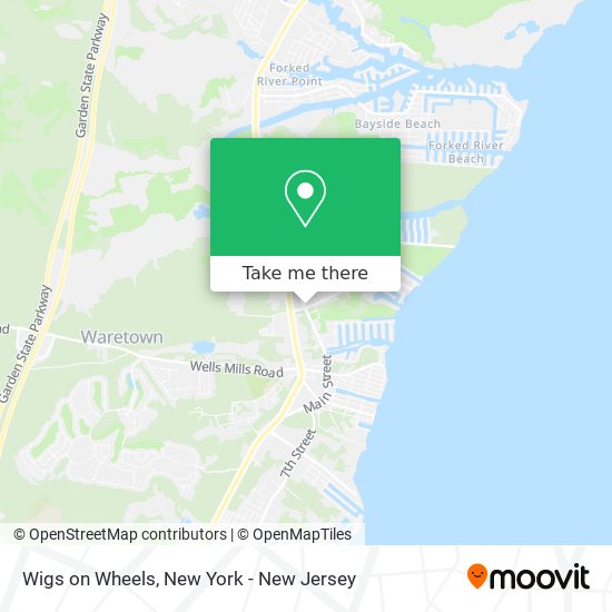 Wigs on Wheels map