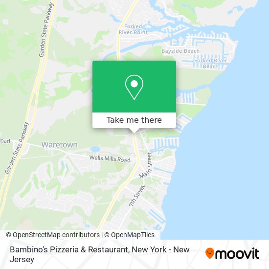 Bambino's Pizzeria & Restaurant map