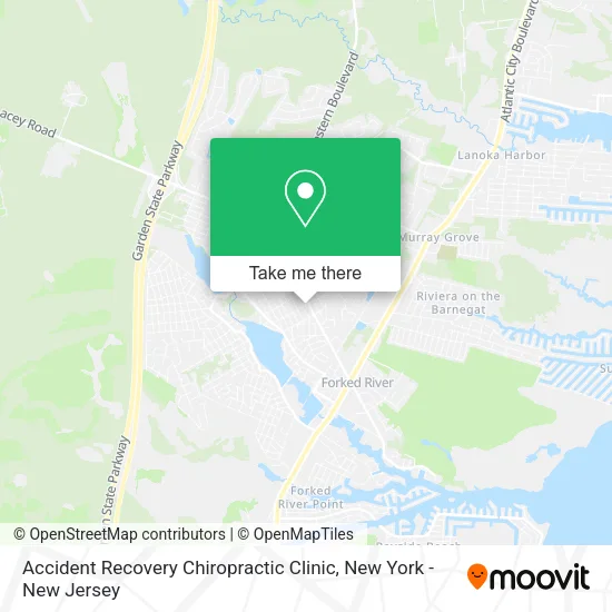 Accident Recovery Chiropractic Clinic map