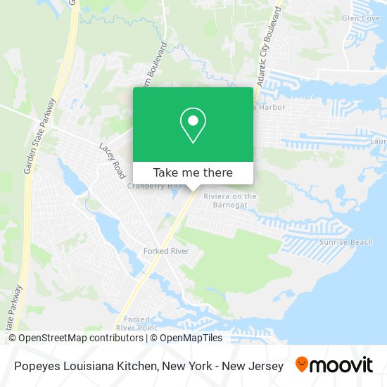 Popeyes Louisiana Kitchen map