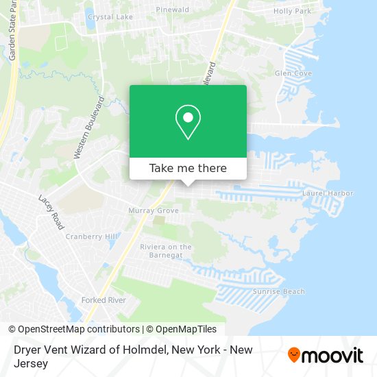 Dryer Vent Wizard of Holmdel map