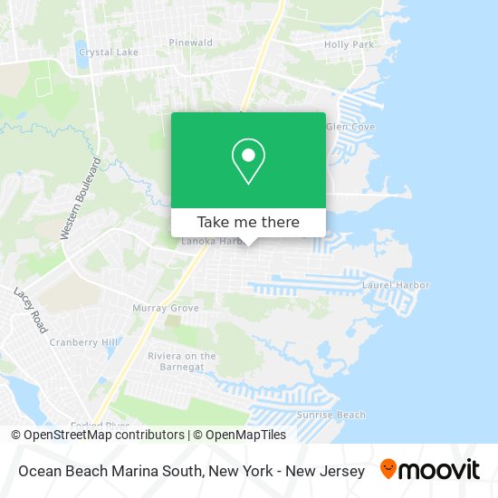 Ocean Beach Marina South map