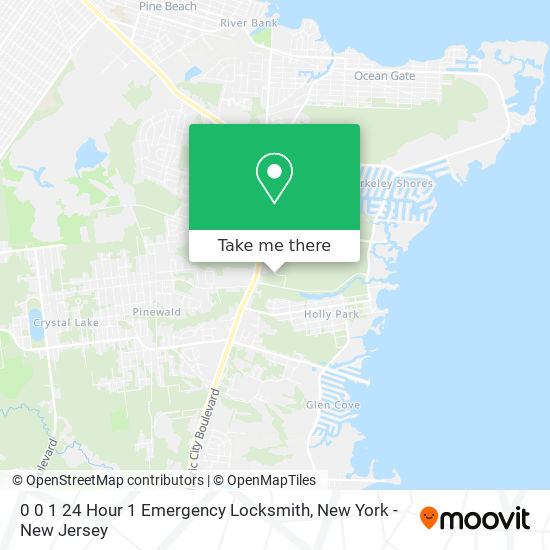 0 0 1 24 Hour 1 Emergency Locksmith map