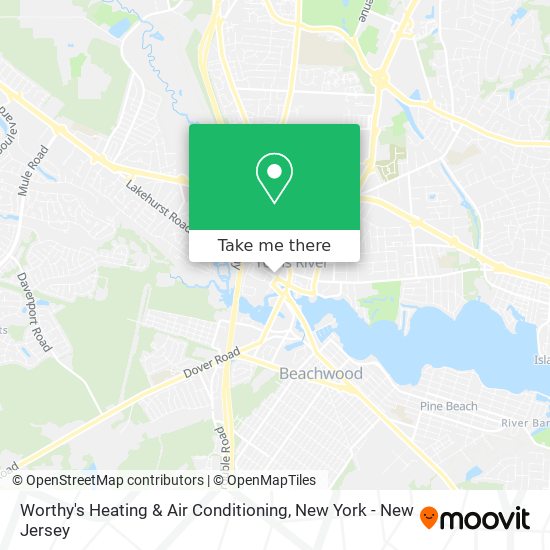 Mapa de Worthy's Heating & Air Conditioning