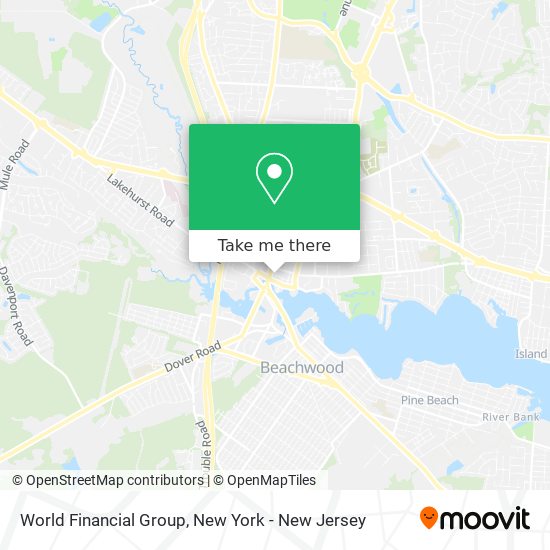 World Financial Group map