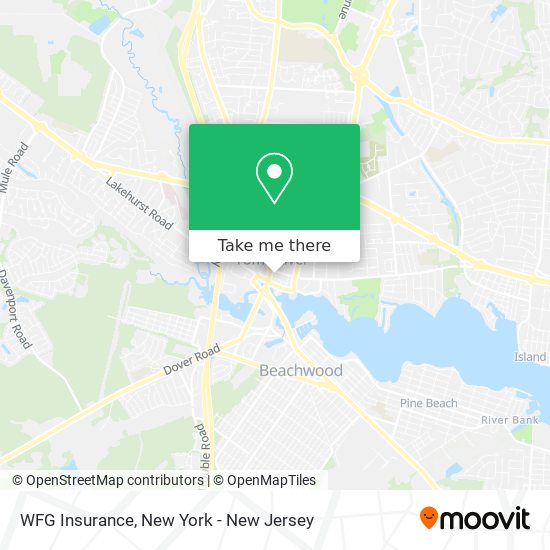 WFG Insurance map