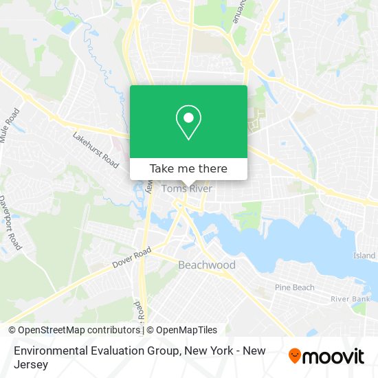 Environmental Evaluation Group map