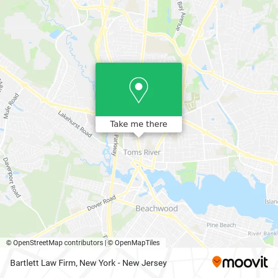 Bartlett Law Firm map