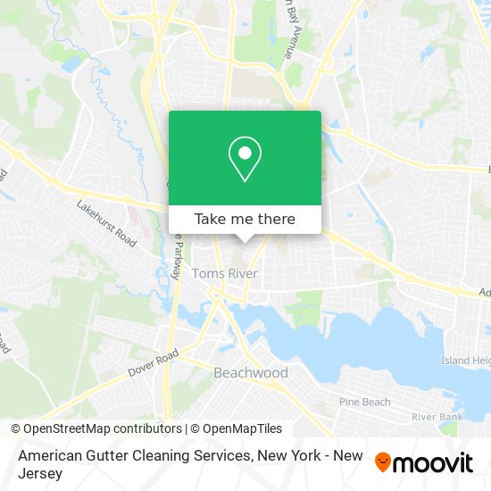 Mapa de American Gutter Cleaning Services