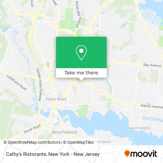 Mapa de Cathy's Ristorante