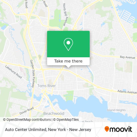Auto Center Unlimited map