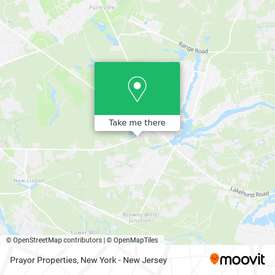 Prayor Properties map