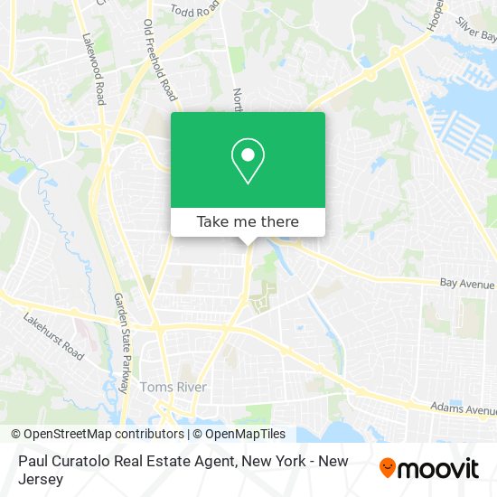 Paul Curatolo Real Estate Agent map