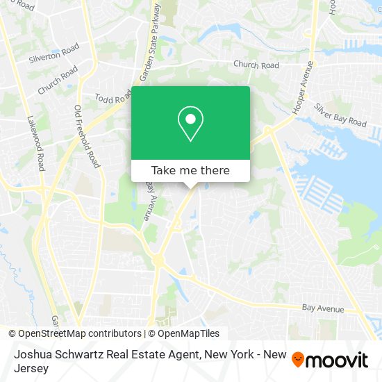 Joshua Schwartz Real Estate Agent map