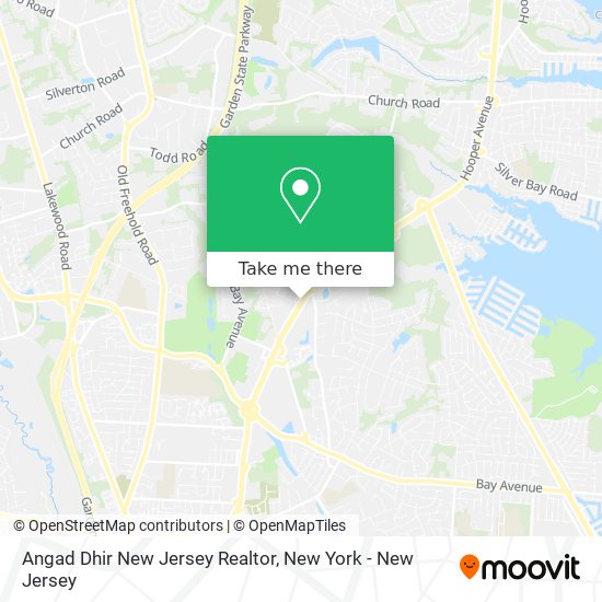 Angad Dhir New Jersey Realtor map