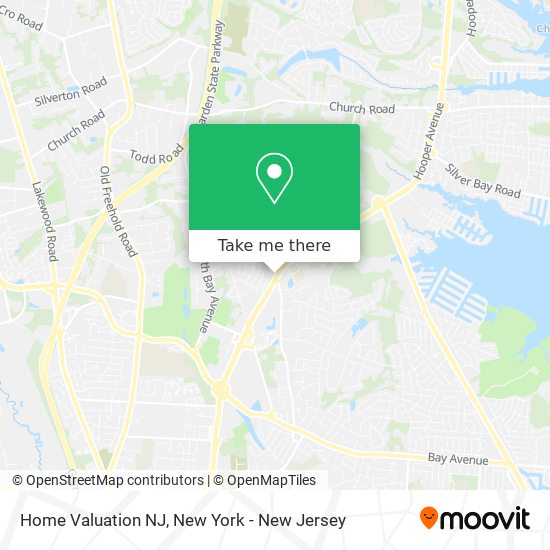 Home Valuation NJ map