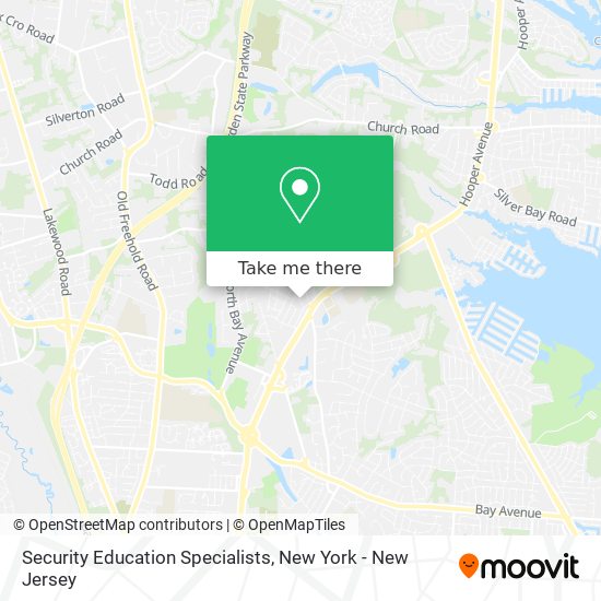 Security Education Specialists map