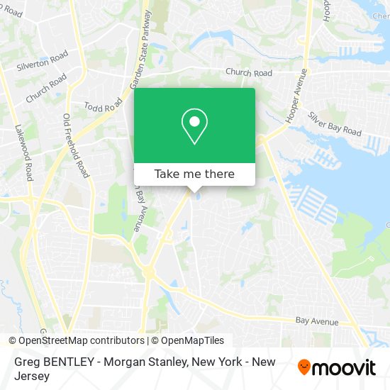 Mapa de Greg BENTLEY - Morgan Stanley
