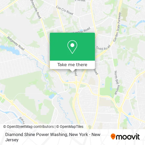 Diamond Shine Power Washing map
