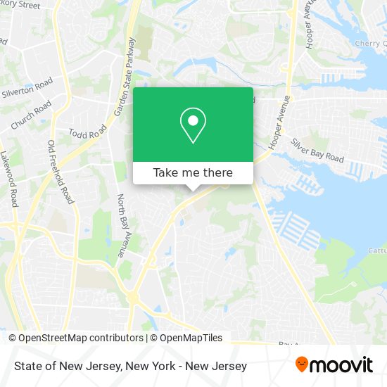 State of New Jersey map