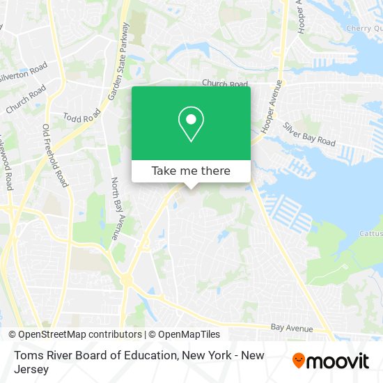 Mapa de Toms River Board of Education