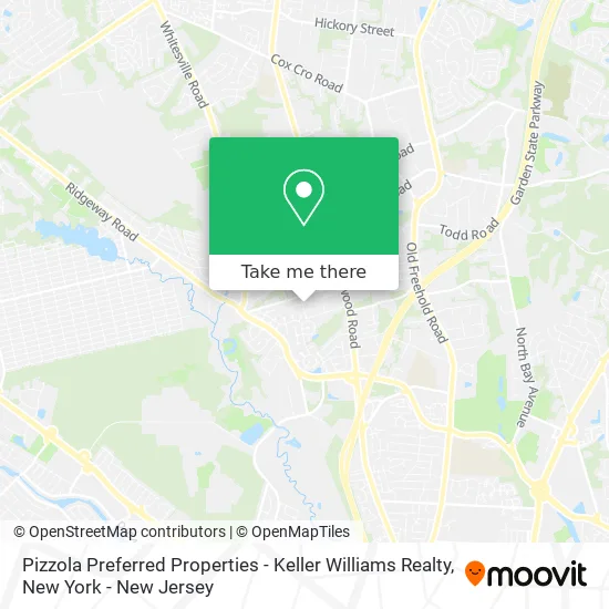 Pizzola Preferred Properties - Keller Williams Realty map